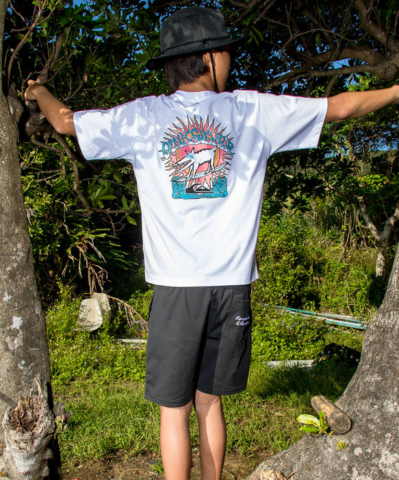QUIKSILVER キッズ ANIMAL SURFER ST YOUTH 半袖Tシャツ 速乾 UPF50+