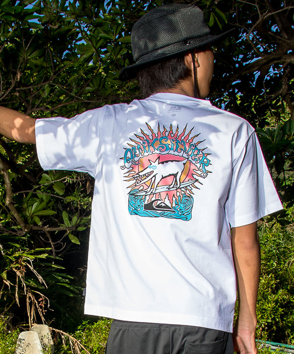 QUIKSILVER キッズ ANIMAL SURFER ST YOUTH 半袖Tシャツ 速乾 UPF50+