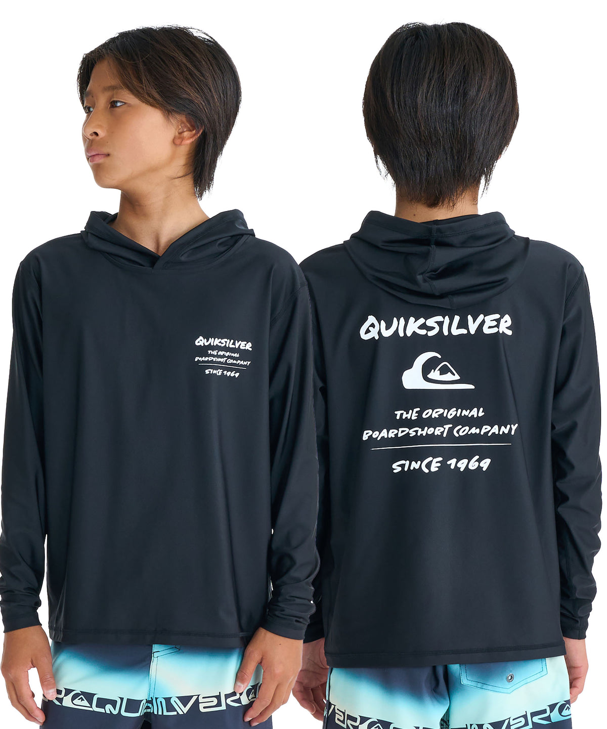 QUIKSILVER ユース HAND DRAWN HOODIE YOUTH 長袖ラッシュガード