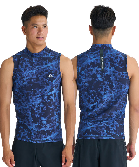 QUIKSILVER メンズ ALL TIME SL ハイネックノースリーブラッシュガード 速乾 UPF50+ ストレッチ【2026年春夏モデル】