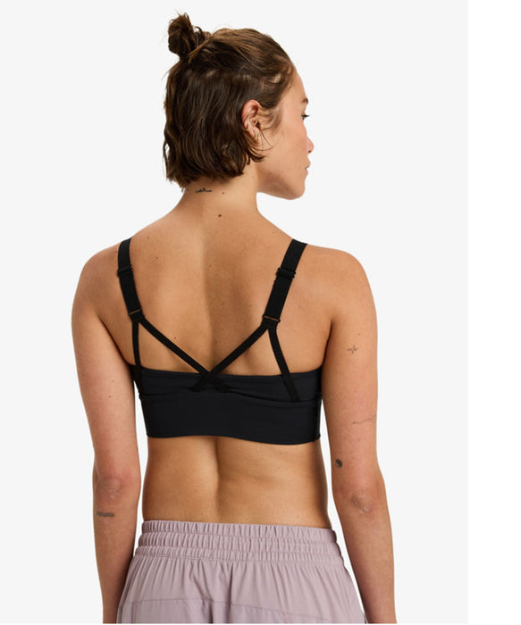 【OUTLET】Roxy Fitness HEART INTO IT ATTITUDE BRA ウィメンズ フィットネス ブラトップ ミディアムサポート クイックドライ  <25FWグローバル展開アイテム>