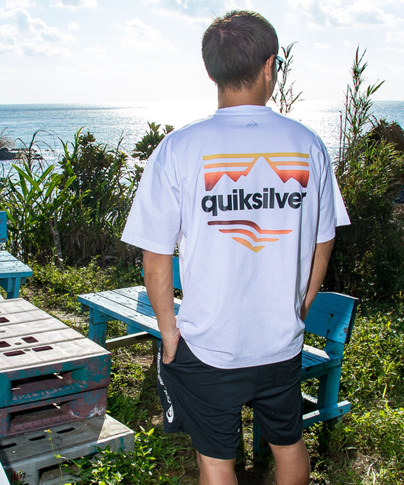 QUIKSILVER メンズ HORIZON FADE ST 半袖Tシャツ 速乾 UPF50+ ストレッチ<NATURE TECH>【2026年夏モデル】