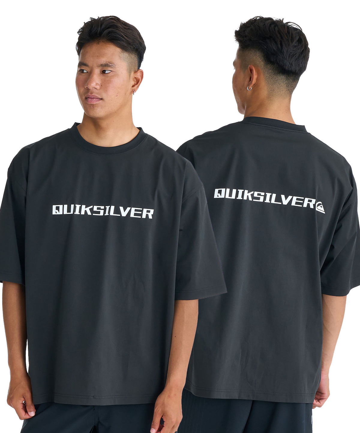 QUIKSILVER メンズ DOUBLE SIDED QSMW SS サーフTシャツ 速乾 【2026年