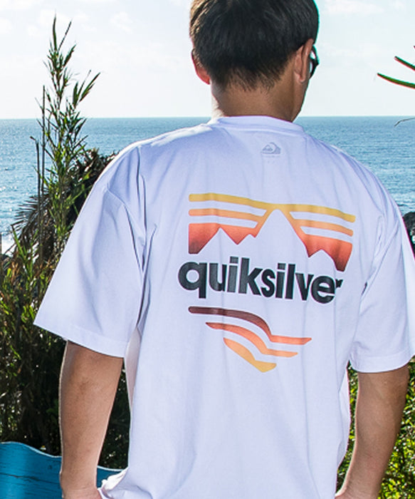 QUIKSILVER メンズ HORIZON FADE ST 半袖Tシャツ 速乾 UPF50+ ストレッチ<NATURE TECH>【2026年夏モデル】