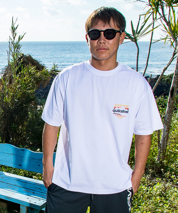 QUIKSILVER メンズ HORIZON FADE ST 半袖Tシャツ 速乾 UPF50+ ストレッチ<NATURE TECH>【2026年夏モデル】