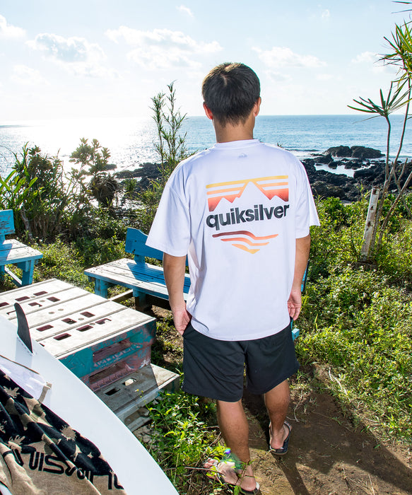 QUIKSILVER メンズ HORIZON FADE ST 半袖Tシャツ 速乾 UPF50+ ストレッチ<NATURE TECH>【2026年夏モデル】