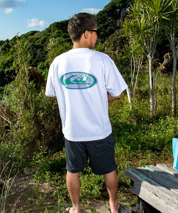 QUIKSILVER メンズ FRACTURED WAVE ST 半袖Tシャツ 接触冷感 速乾 UPF50+ ストレッチ<NATURE TECH>【2026年夏モデル】