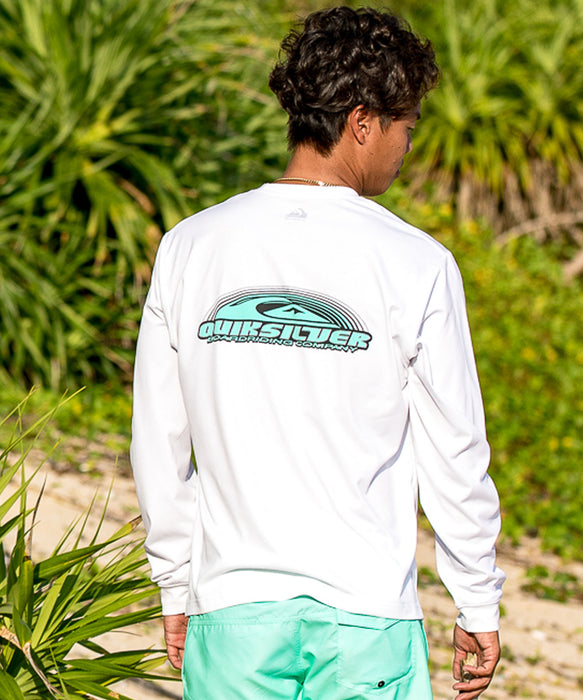 QUIKSILVER <超速乾x遮熱Tシャツ> FADE SPECTRUM LS メンズ長袖Tシャツ UPF50+ 4WAYストレッチ<URBAN TECH>【2026年夏モデル】