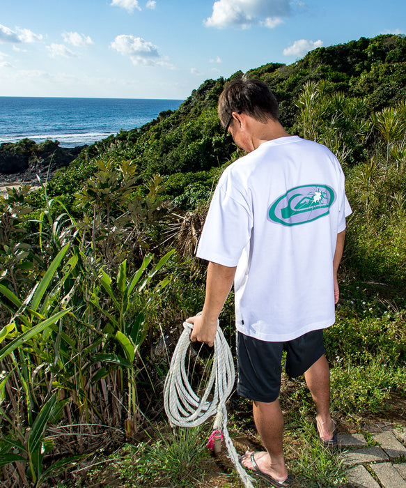 QUIKSILVER メンズ FRACTURED WAVE ST 半袖Tシャツ 接触冷感 速乾 UPF50+ ストレッチ<NATURE TECH>【2026年夏モデル】