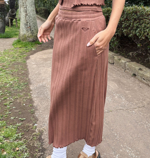 OUTLET】Roxy MIXTURE SKIRT ウィメンズ ロングスカート ストレート