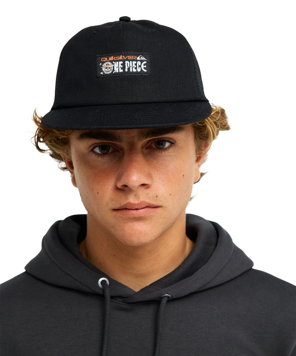 ONE PIECE X QUIKSILVER】 OPQS DRIFTER TRUCKER メンズ キャップ