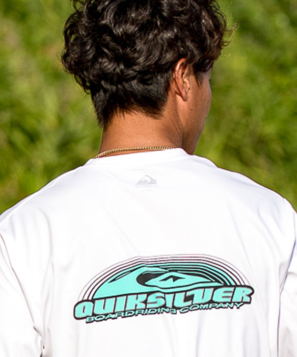 QUIKSILVER <超速乾x遮熱Tシャツ> FADE SPECTRUM LS メンズ長袖Tシャツ UPF50+ 4WAYストレッチ<URBAN TECH>【2026年夏モデル】
