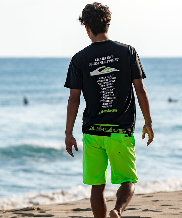 QUIKSILVER <超速乾x遮熱Tシャツ> ICON OF SURF 26 SS メンズ半袖Tシャツ UPF50+ 4WAYストレッチ<URBAN TECH>【2026年夏モデル】