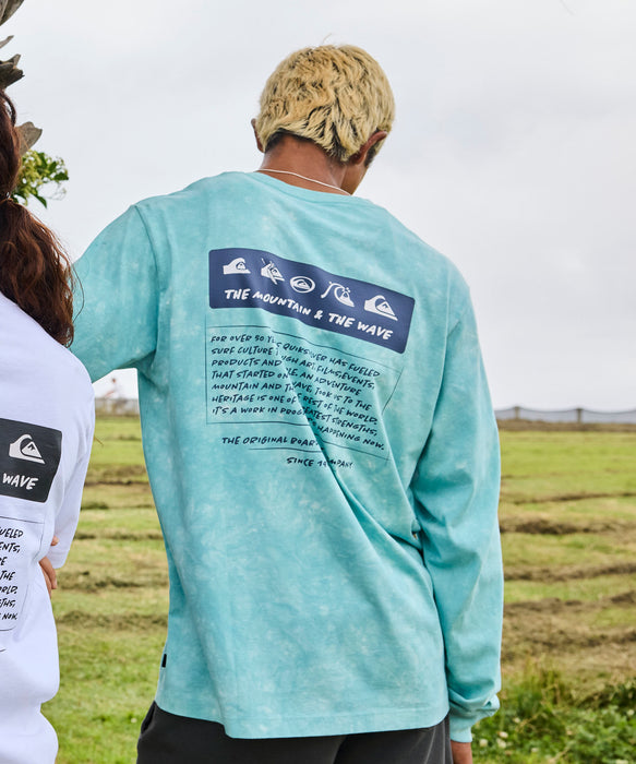 QUIKSILVER メンズ/ユニセックス BW HISTORY FRAME LT 長袖Tシャツ