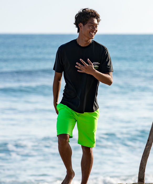 QUIKSILVER <超速乾x遮熱Tシャツ> ICON OF SURF 26 SS メンズ半袖Tシャツ UPF50+ 4WAYストレッチ<URBAN TECH>【2026年夏モデル】
