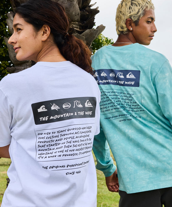 QUIKSILVER メンズ/ユニセックス BW HISTORY FRAME ST 半袖コットンTシャツ レギュラーフィット【2026年春夏モデル】