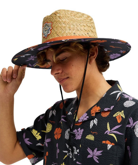ONE PIECE X QUIKSILVER】 OPQS OUTSIDER メンズ ストローハット ONE PIECE X QUIKSILVER】 OPQS OUTSIDER メンズ ストローハット