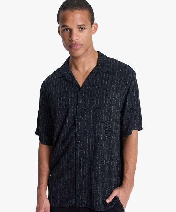 QUIKSILVER メンズ SAFE PARADISE SS 半袖レーヨンシャツ コンフォート