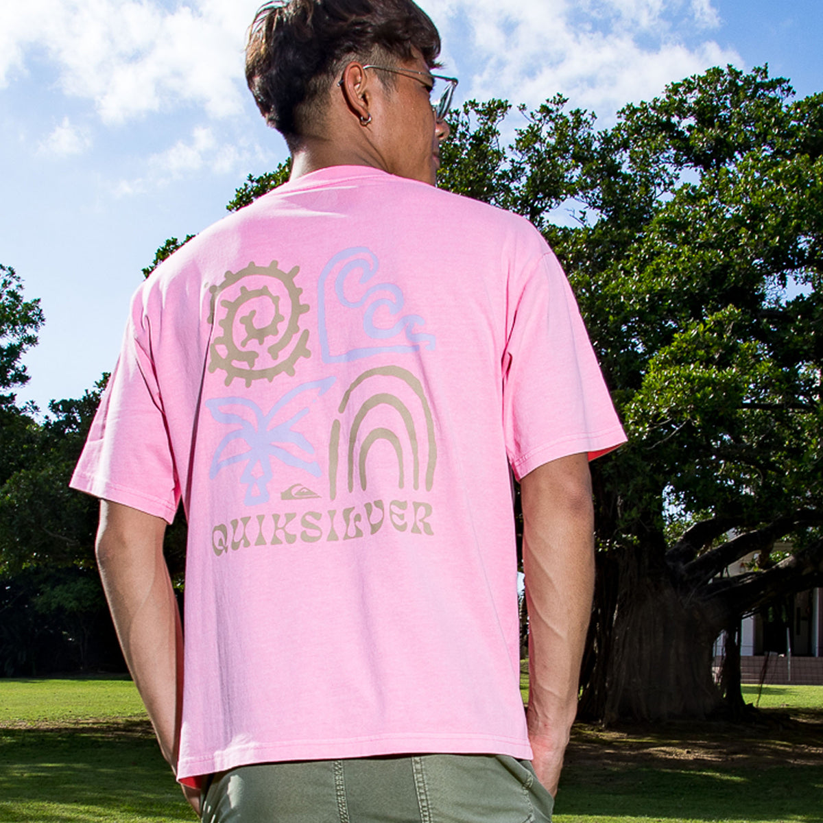 QUIKSILVER メンズ URBAN NOMAD ST 半袖Tシャツ ルーズフィット【2026