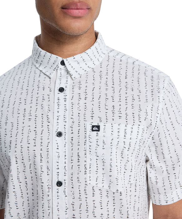 QUIKSILVER メンズ APERO CLASSIC SS 半袖コットンシャツ 通気・吸湿【2026年春夏モデル】