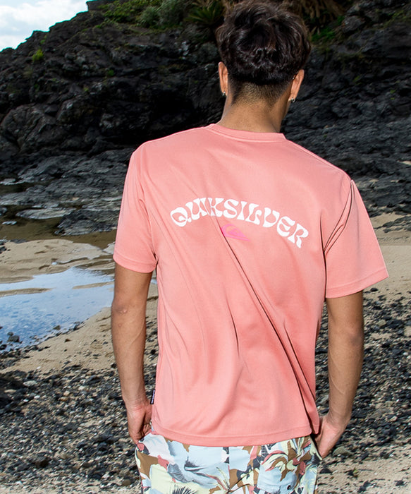 QUIKSILVER メンズ URBAN LOGO SS 半袖Tシャツ 速乾 UPF50+ ドライタッチ【2026年夏モデル】