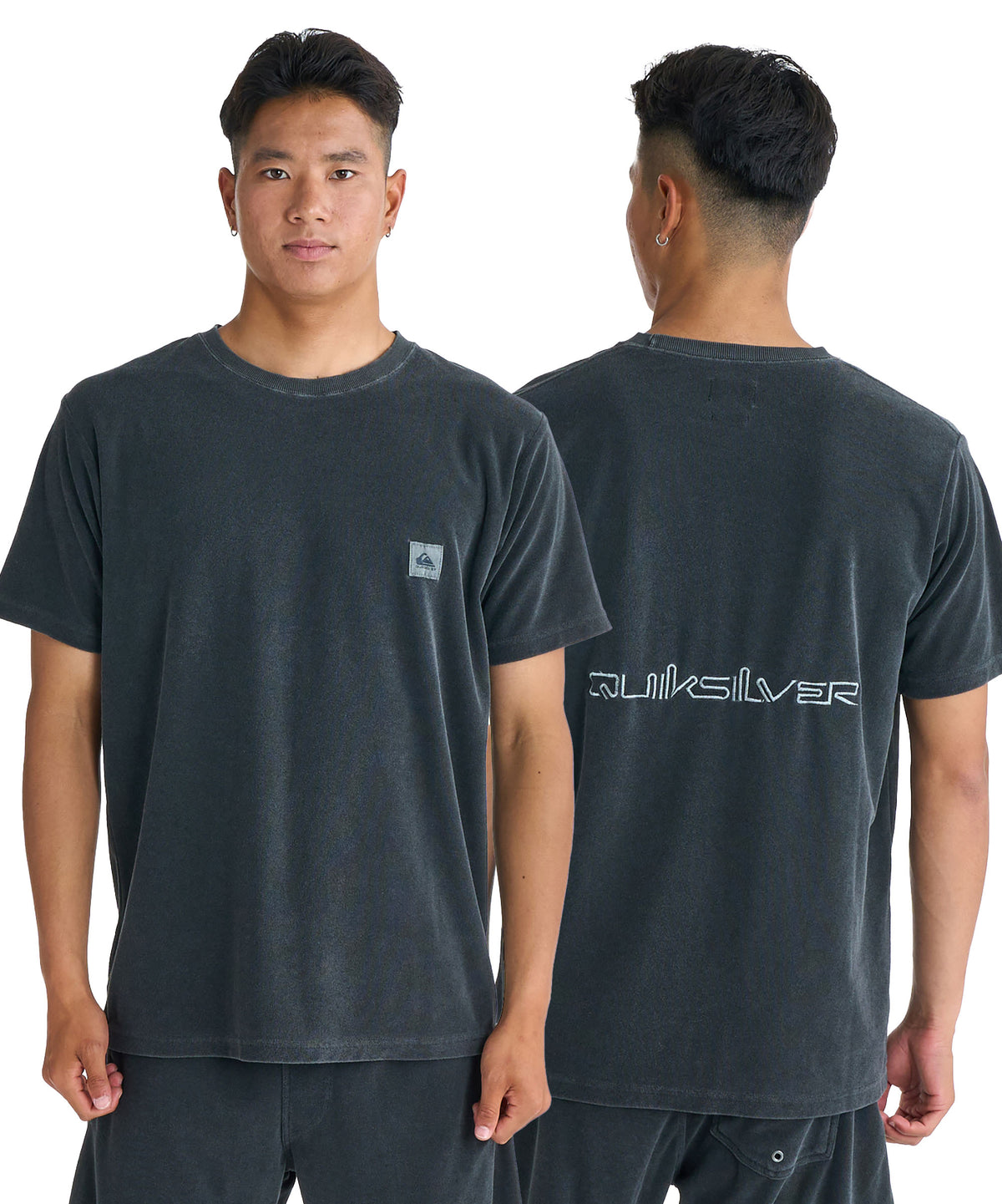 knosis paledusk Polaris Tシャツ XL ブラック QUIKSILVER メンズ PG PILE WASH ST Tシャツ 【2026年春夏モデル】