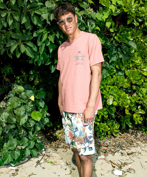 QUIKSILVER メンズ QS MEETS SS 半袖Tシャツ 速乾 UPF50+ ストレッチ【2026年夏モデル】