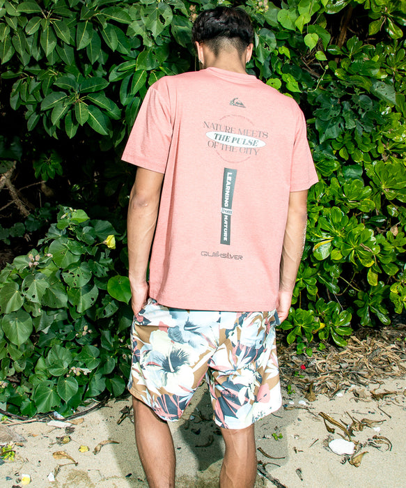 QUIKSILVER メンズ QS MEETS SS 半袖Tシャツ 速乾 UPF50+ ストレッチ【2026年夏モデル】