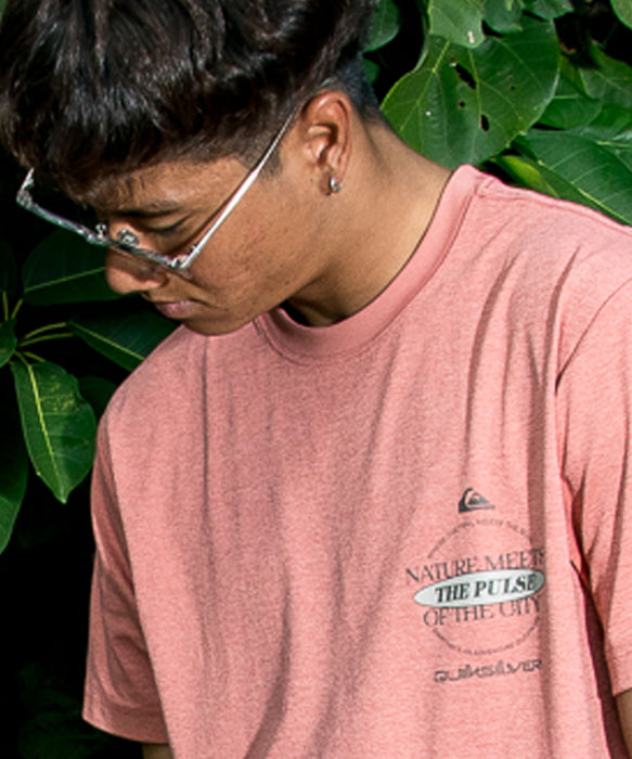 QUIKSILVER メンズ QS MEETS SS 半袖Tシャツ 速乾 UPF50+ ストレッチ【2026年夏モデル】