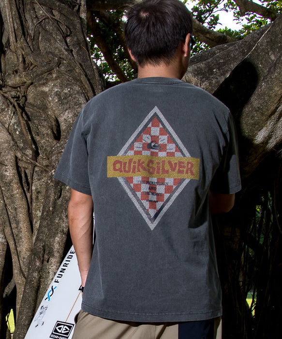 QUIKSILVER メンズ VINTAGE LK ST 半袖Tシャツ バックプリント【2026年夏モデル】