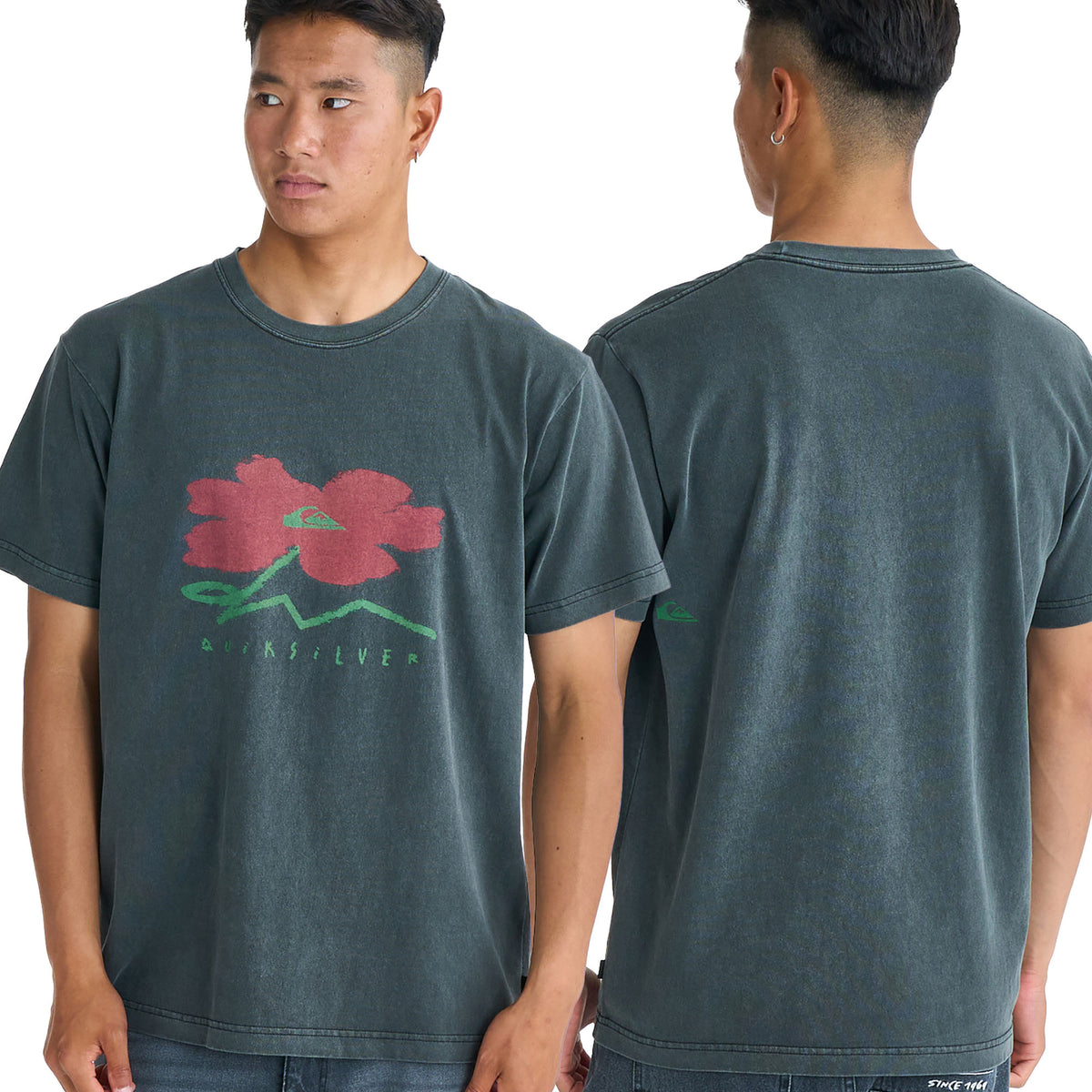 QUIKSILVER メンズ PG STRUCTURED FLOWER ST Tシャツ 【2026年春夏モデル】