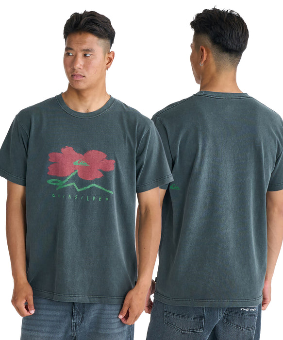 QUIKSILVER メンズ PG STRUCTURED FLOWER ST Tシャツ 【2026年春夏モデル】