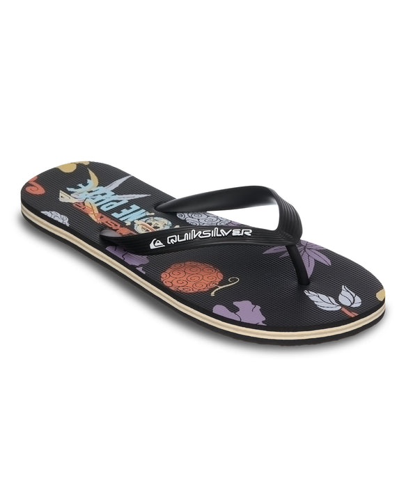 【ONE PIECE X QUIKSILVER】OPQS MOLOKAI ARTメンズ ビーチサンダル
