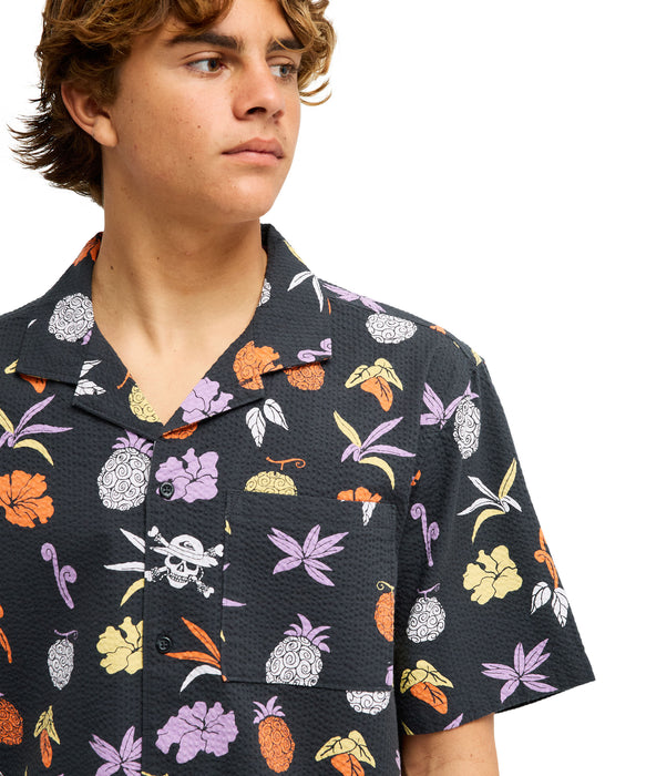 【ONE PIECE X QUIKSILVER】
OPQS GOMU NO MI SHIRT
メンズ 半袖シャツ