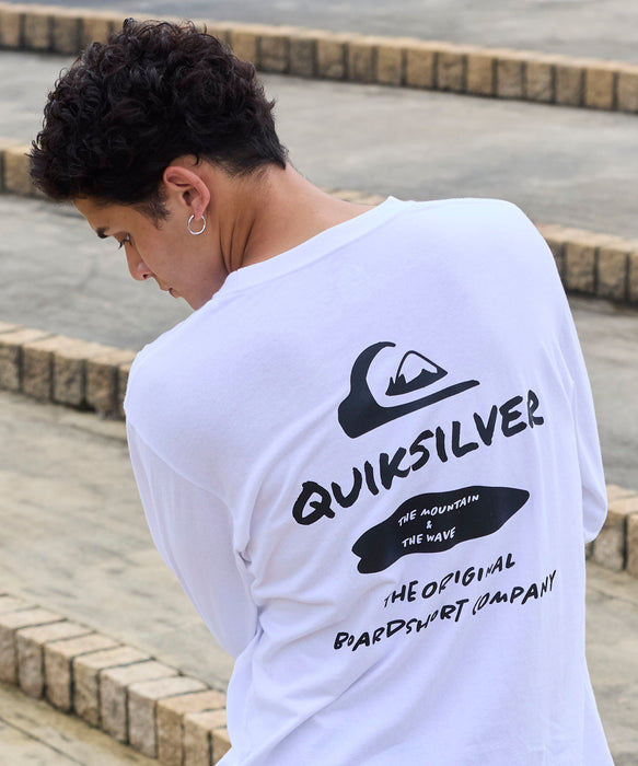 QUIKSILVER メンズ/ユニセックス NEW HD LT 長袖Tシャツ ロンT USコットン レギュラーフィット 【2026年春夏モデル】