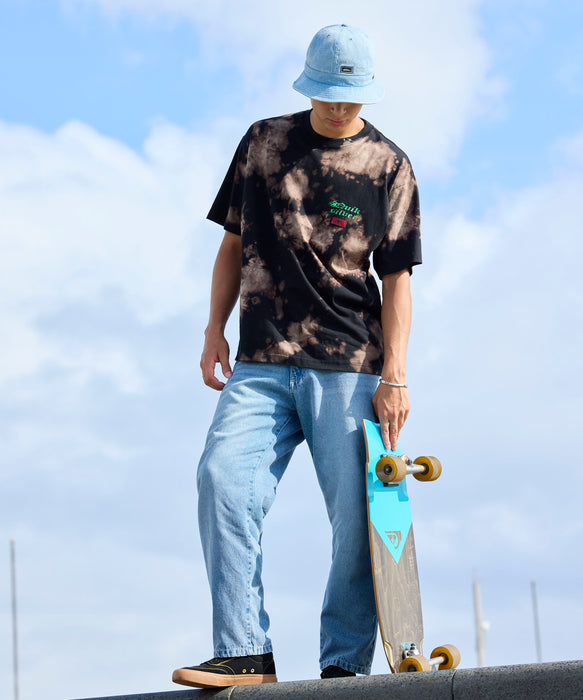 QUIKSILVER メンズ BW MERCURY BOX ST 半袖コットンTシャツ ルーズフィット  <MERCURY COLLECTION>【2026年春夏モデル】