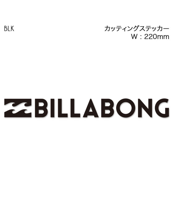 BILLABONG カッティングステッカー W22cm【定番モデル】