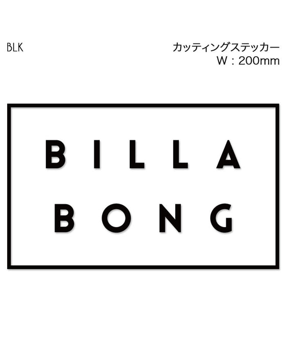 【OUTLET】BILLABONG DIE CUT カッティングステッカー/W200mm【定番モデル】