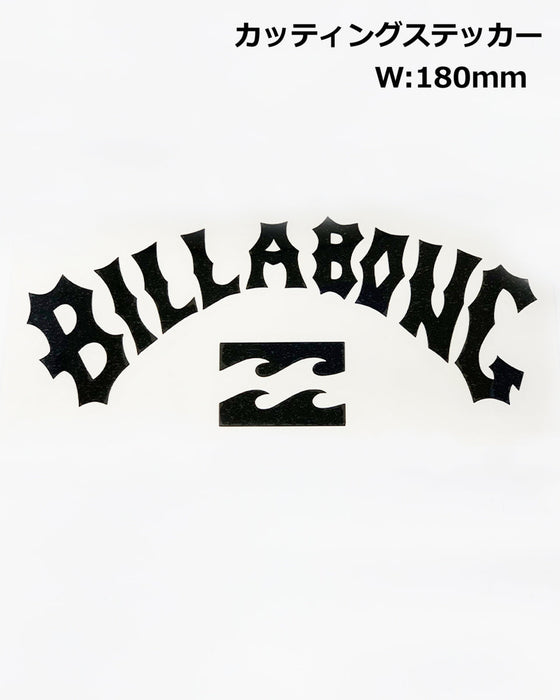 BILLABONG カッティングステッカー W18cm【2021年春夏モデル】