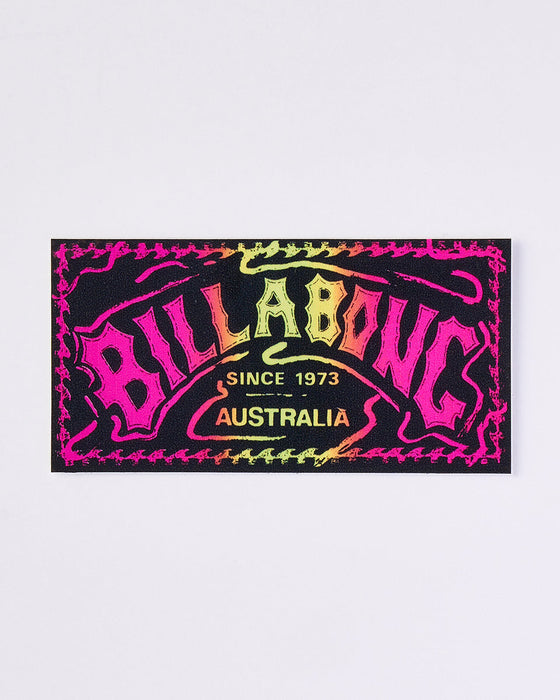 BILLABONG メンズ ステッカー BLK 6.5cm 【2024年秋冬モデル】