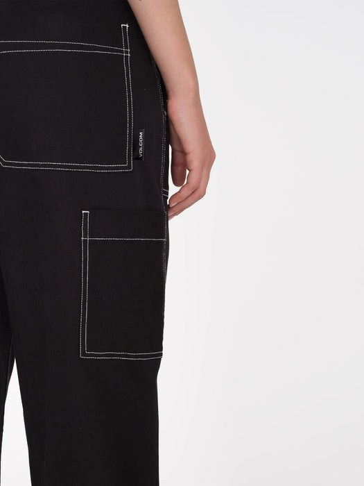 【OUTLET】VOLCOM Womens Stone Kraft Jeans - BLACK