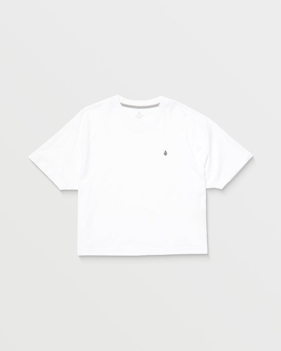 【OUTLET】VOLCOM Stone Blanks Up T-shirt - WHITE
