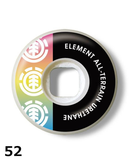 【OUTLET】ELEMENT スケートボード SECTION RAINBOW 52mm ウィール