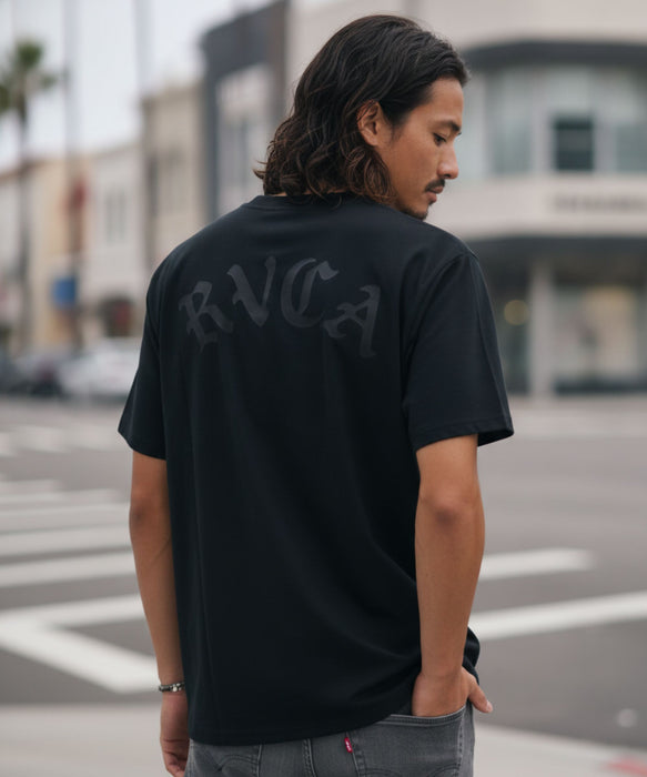 RVCA メンズ BACK SIDE OE ARCH SFST サーフTシャツ 【2026年春夏モデル】
