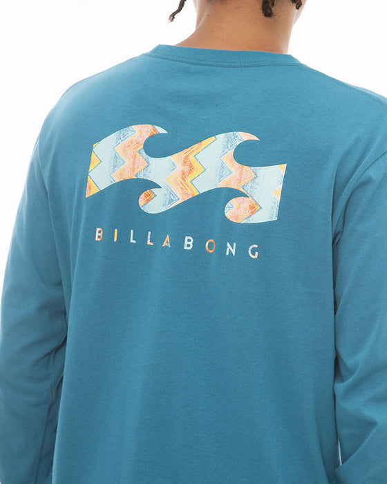 【OUTLET】BILLABONG メンズ ARCH WAVE ロンＴ 【2023年春夏モデル】