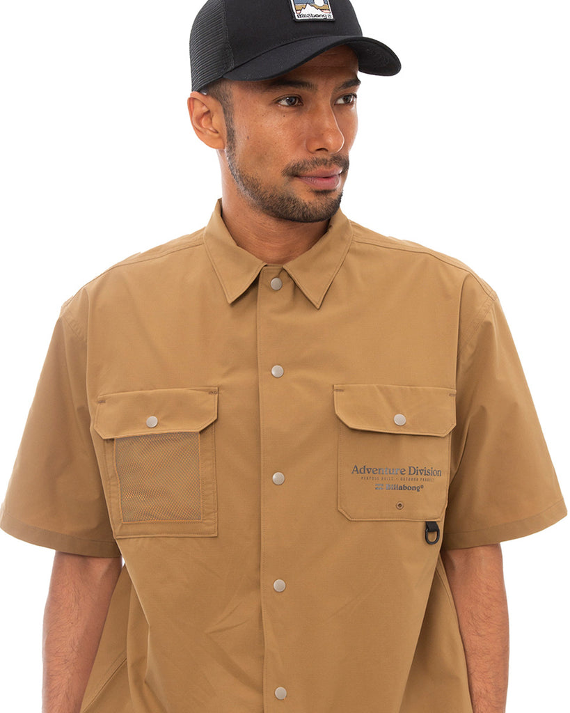 【OUTLET】BILLABONG メンズ 【A/Div.】 UTILITY SHIRTS 半袖シャツ 【2023年春夏モデル】