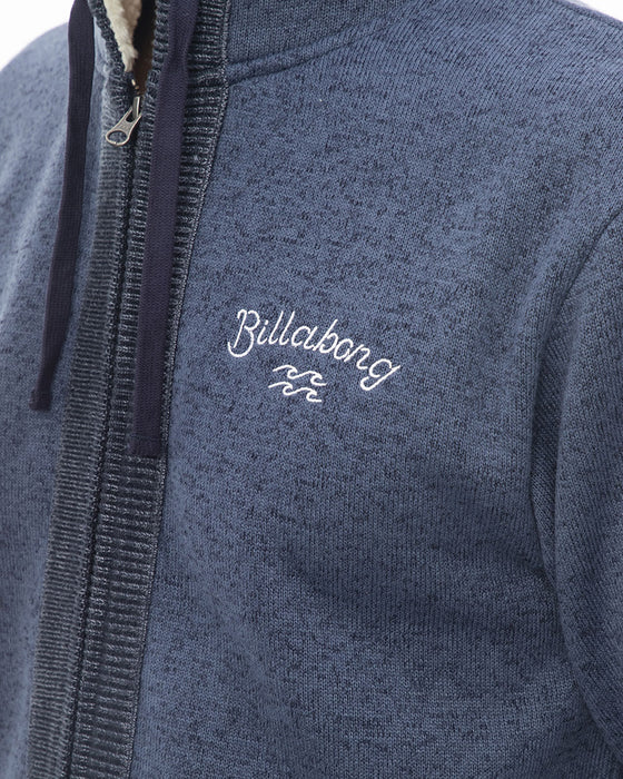 【OUTLET】BILLABONG メンズ KNIT FLEECE セットアップ ジップパーカー 【2023年秋冬モデル】