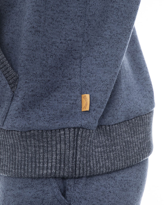 【OUTLET】BILLABONG メンズ KNIT FLEECE セットアップ ジップパーカー 【2023年秋冬モデル】