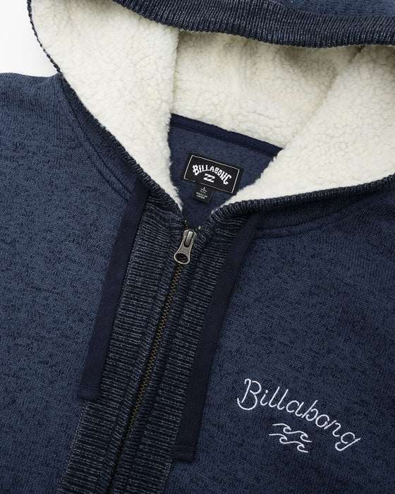 【OUTLET】BILLABONG メンズ KNIT FLEECE セットアップ ジップパーカー 【2023年秋冬モデル】