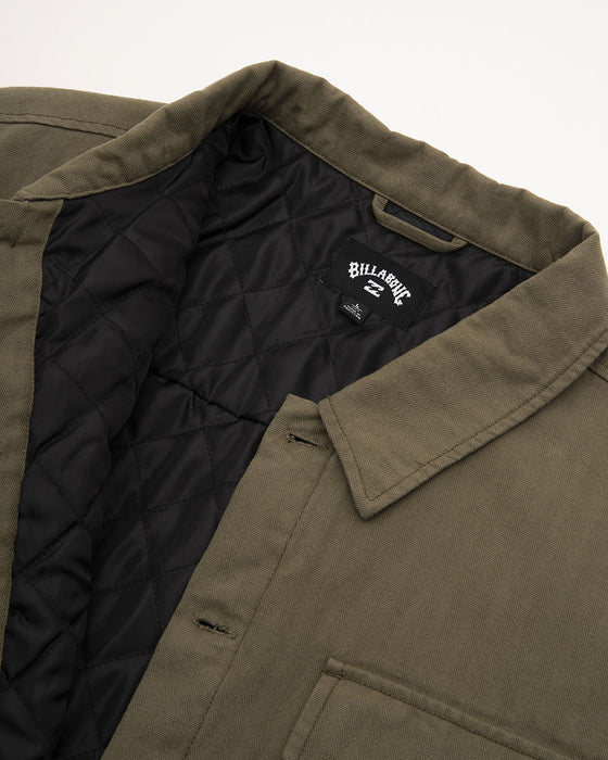 【OUTLET】BILLABONG メンズ 【BAD DOG】 WORK SHIRTS JKT 長袖シャツ 【2023年秋冬モデル】